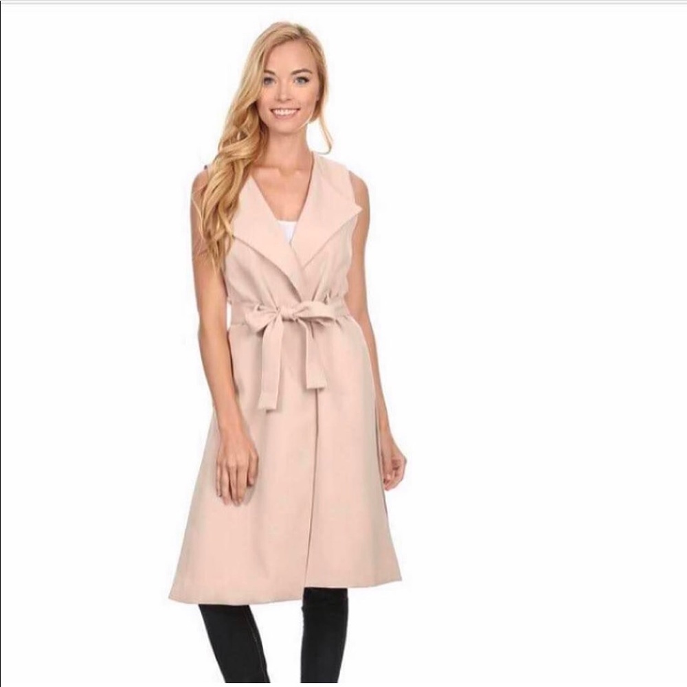 BRAND NEW Sleeveless Trench Vest